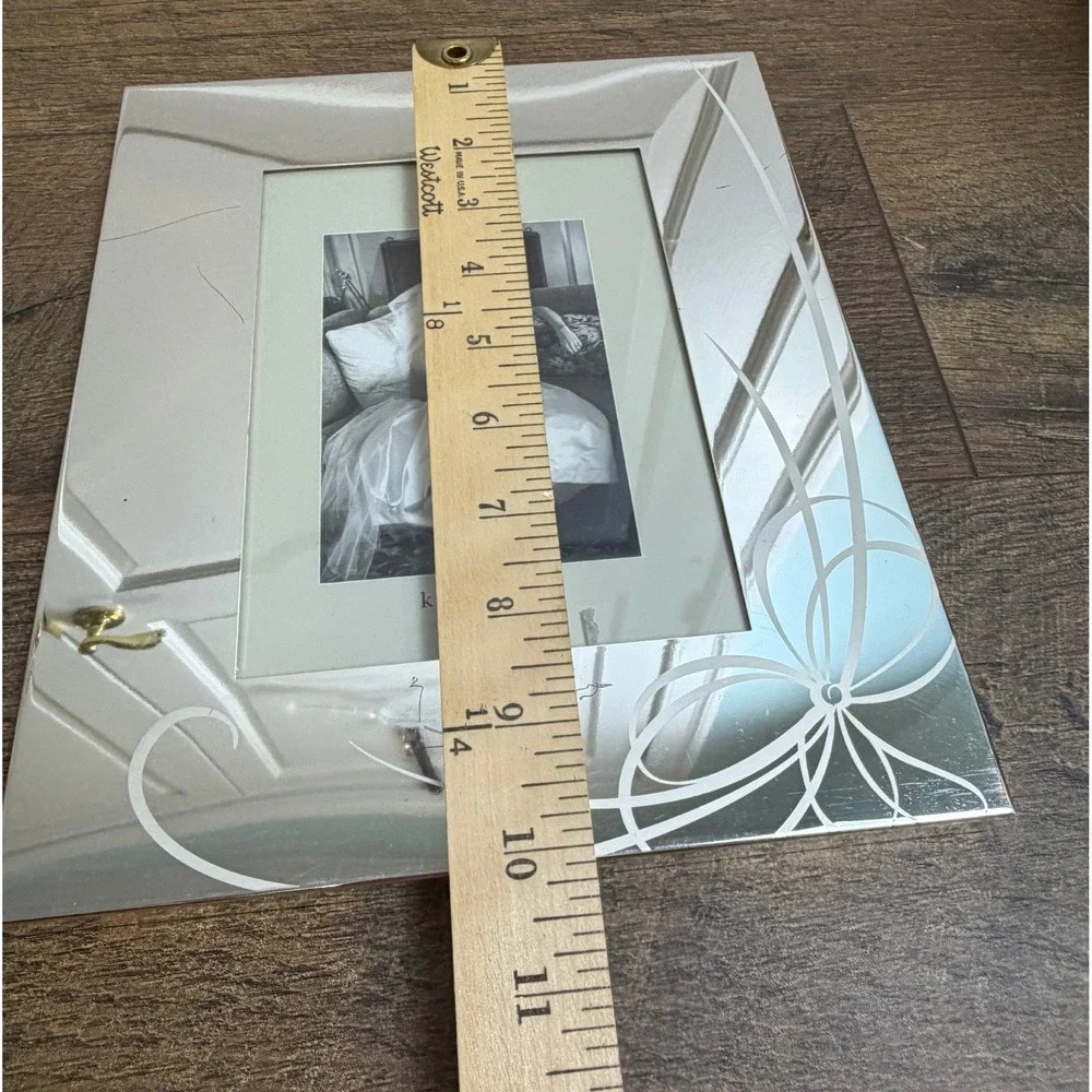 Kate Spade New York Belle Boulevard Silverplate 5x7 Picture Frame Lenox